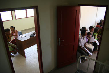 Mobile clinic at Tibar